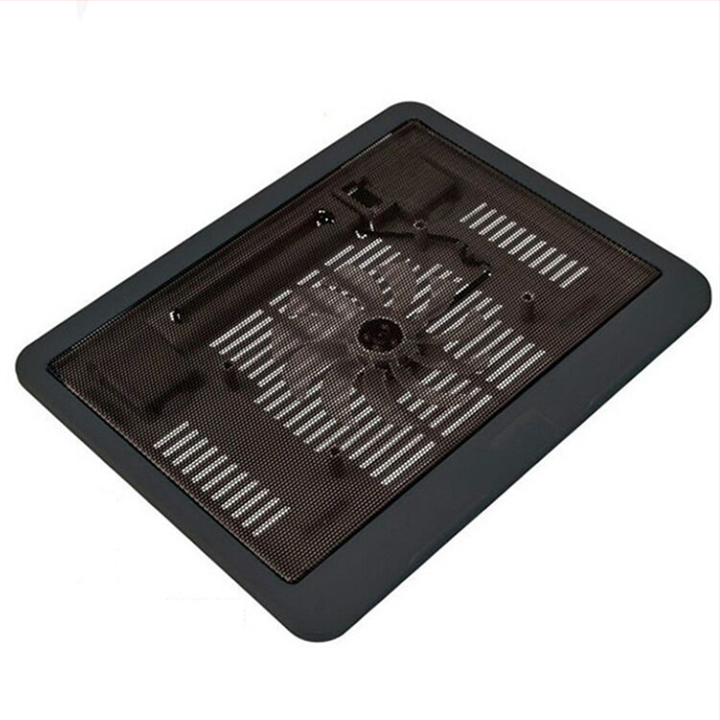 Chladič na notebook N191 — vzduchové chladenie, 1 ventilátor, ABS, kompatibilný s notebookom, ultrabookom, PlayBook
