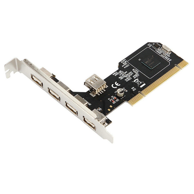 Great-Q PCI-5USB USB 2.0 proširna kartica s 5 USB porta NEC kontrolerom, PCI desktop, bez upravljačkog programa za Windows 7/8, OEM spremna