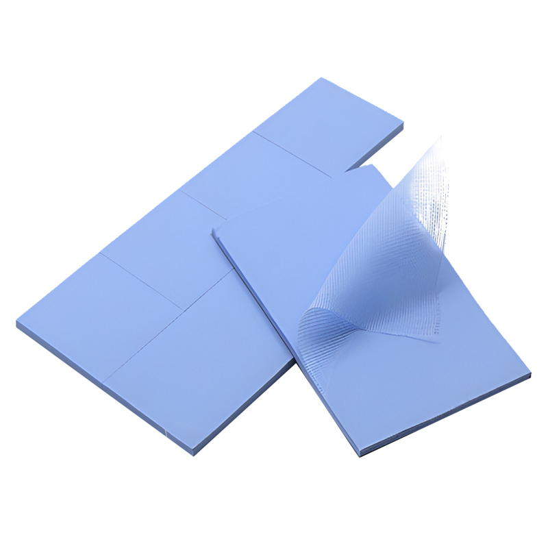 Lehao – pašlīmējošs silikona plākšņu ar augstu siltumvadītspēju CPU/GPU portatīvajam datoram dzesēšanai | Materiāls: gumija; Temperatūras izturība: -40°C līdz 200°C; Ugunsizturība UL-94; ISO 9001; Zīmols Lehao