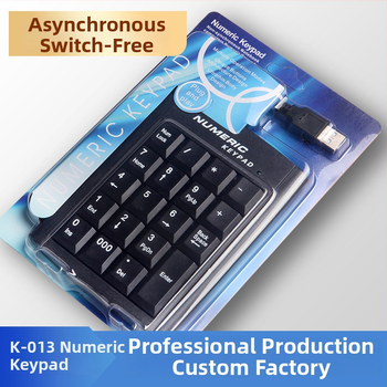 Pad numeric USB, conectare cablată, 17/18/19 taste, sprijin pentru mână, Plug-and-Play