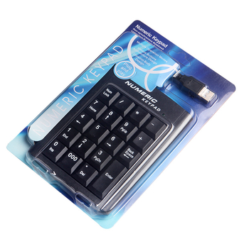 Pad numeric USB, conectare cablată, 17/18/19 taste, sprijin pentru mână, Plug-and-Play