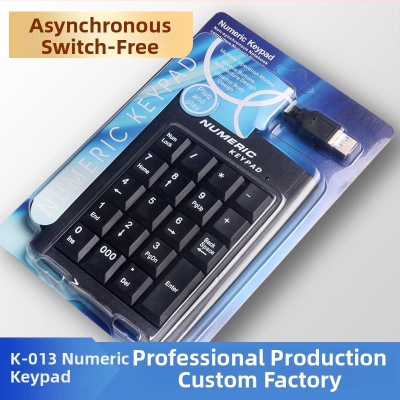 Pad numeric USB, conectare cablată, 17/18/19 taste, sprijin pentru mână, Plug-and-Play