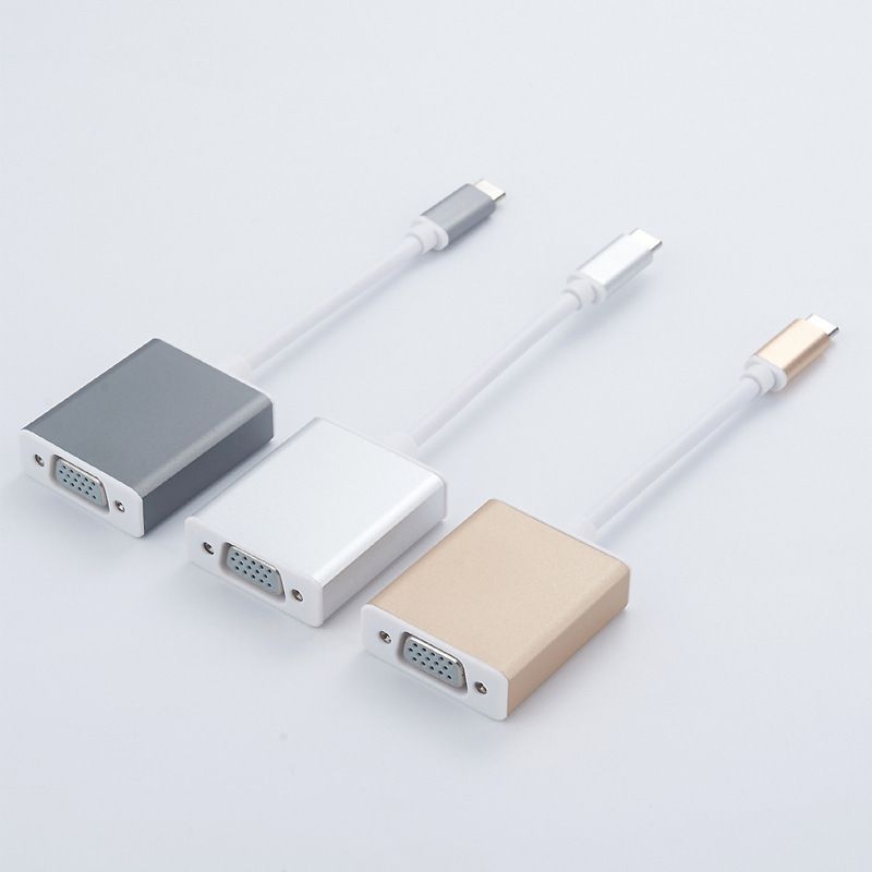 Cablu adaptor Type-C la HDMI, 4K, nucleu din cupru, interfață HDMI, viteză transfer 1 Gbps, splitter 1-la-2