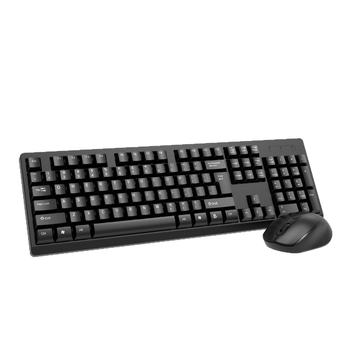 Bežični set tipkovnice i miša – 2.4G, USB sučelja, DPI 1600, ergonomski, vodootporan
