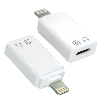 OTG USB-C adapter za Apple uređaje – reprodukcija s USB flash diska, zvuk i punjenje, podrška digitalnim slušalicama (iPhone SE i stariji modeli)