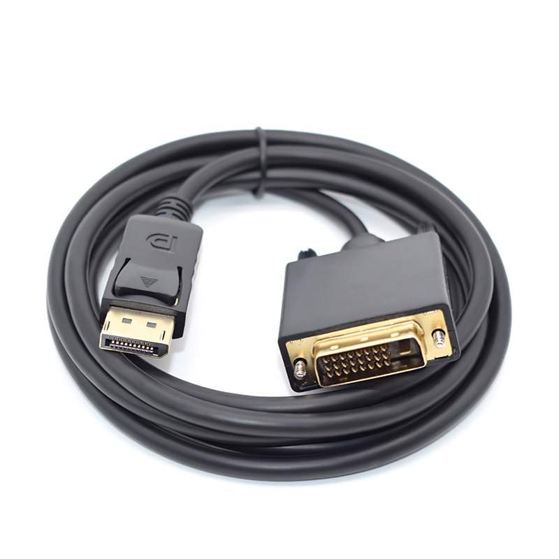 DP na DVI kabel, patch kabel, bakreno jezgro, visoko kvalitetan čip, DVI sučelje, brzina prijenosa podataka 10