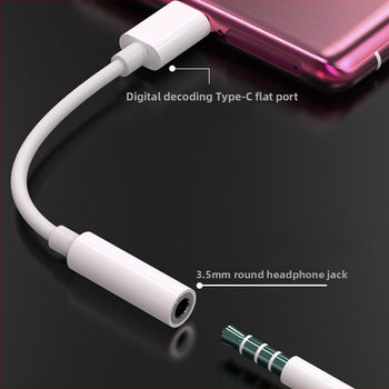 Yichuang Y01 Type-C audio dekóder adaptér kábel pre zariadenia Apple, zvuková karta pre živé vysielanie