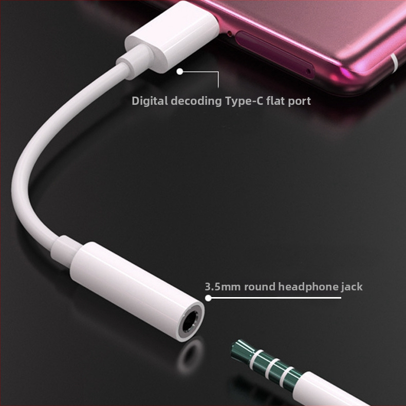 Yichuang Y01 Type-C audio dekóder adaptér kábel pre zariadenia Apple, zvuková karta pre živé vysielanie