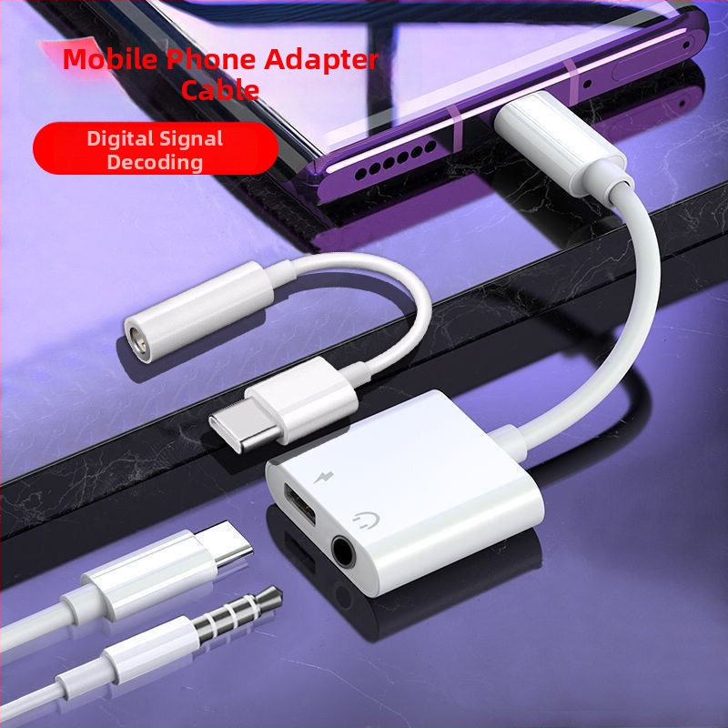 Yichuang Y01 Type-C audio dekóder adaptér kábel pre zariadenia Apple, zvuková karta pre živé vysielanie