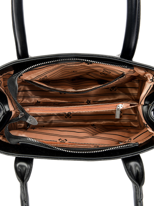 Birch női PU válltáska - zöldségkosár-stílus, vízszintes négyzet alakú forma, cipzáras zárás, belső cipzáros zseb