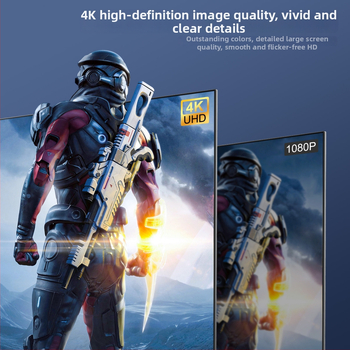 DP uz HDMI pārveidotāja kabelis, zeltīts, 4K30Hz, garums 2 m