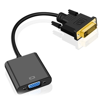Amila DVI-D na VGA adapter kabel s čipom