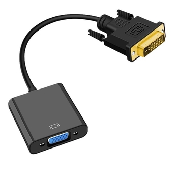 Amila DVI-D na VGA adapter kabel s čipom