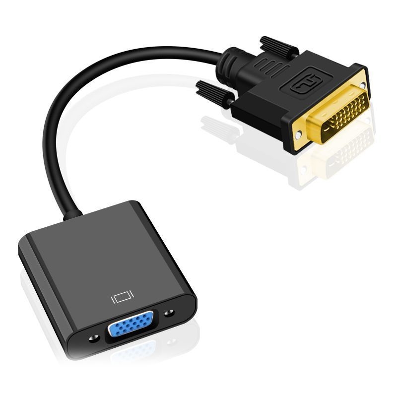 Amila DVI-D na VGA adapter kabel s čipom