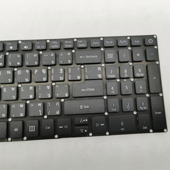 Thai elrendezésű billentyűzet Acer A315-53-hoz (A315 sorozat) – thai verzió, testreszabás elérhető