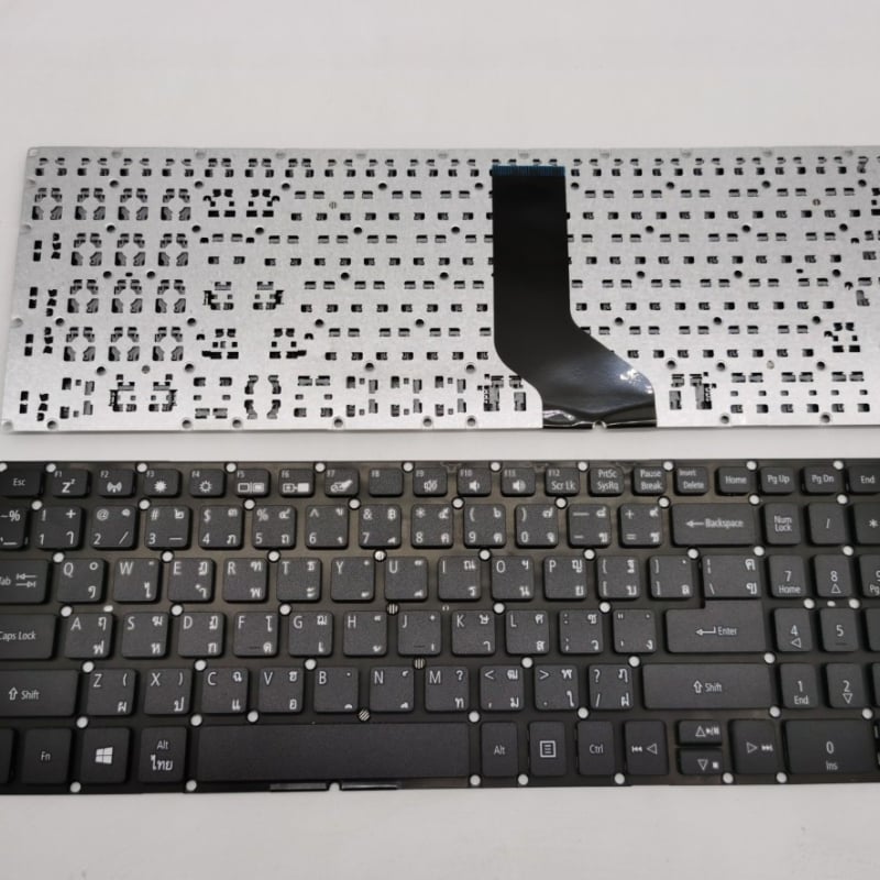 Thai elrendezésű billentyűzet Acer A315-53-hoz (A315 sorozat) – thai verzió, testreszabás elérhető