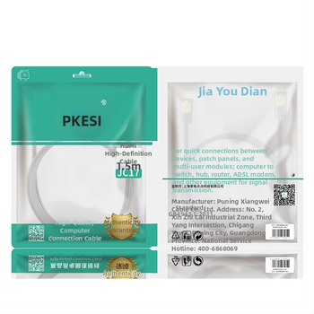 JC17 HDMI kabelis PC/Laptopa/Projektora – 24K zeltītas kontaktligzdas, HDMI 2.0 4K/60Hz, PE matētais kabelis