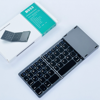 Πτυσσόμενο Bluetooth πληκτρολόγιο με 88–98 πλήκτρα, πλαστικό σώμα, πράσινοι διακόπτες, χωρίς φωτισμό