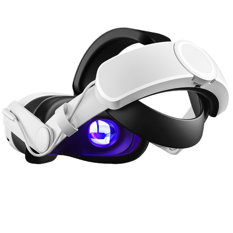 Oculus Quest 3 VR brilles ar 15W/6000mAh akumulatoru, plastmasas korpuss, 493 g