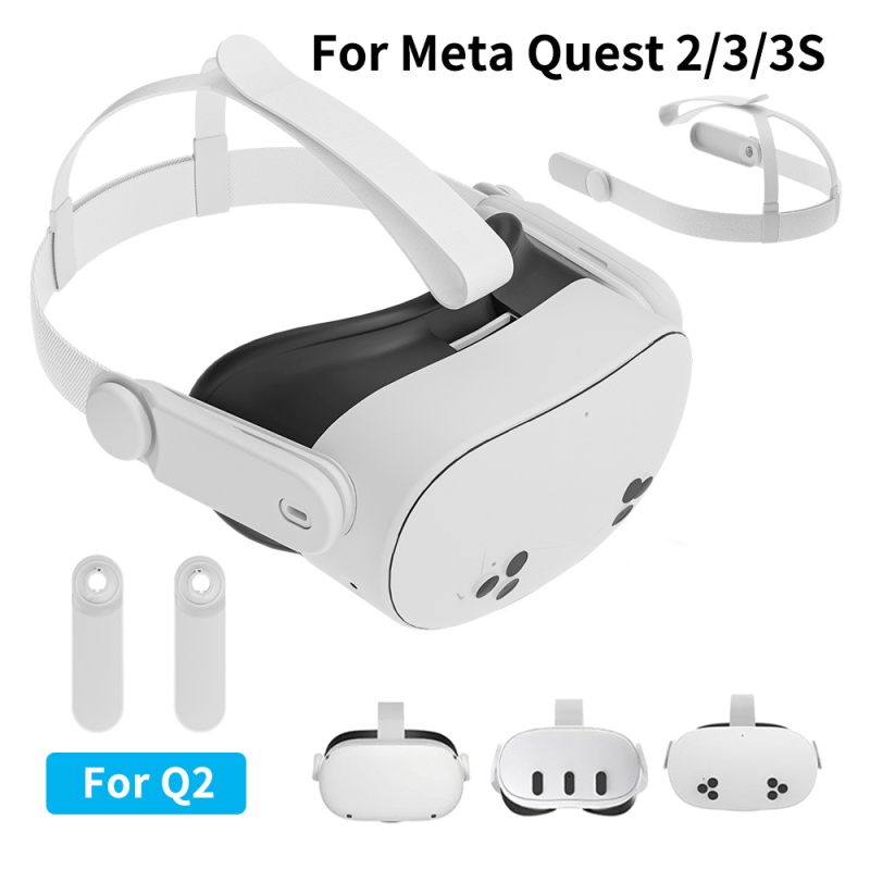 Zamjenski traka za VR slušalice Meta Quest 2/3/3S, podesiva, ABS materijal