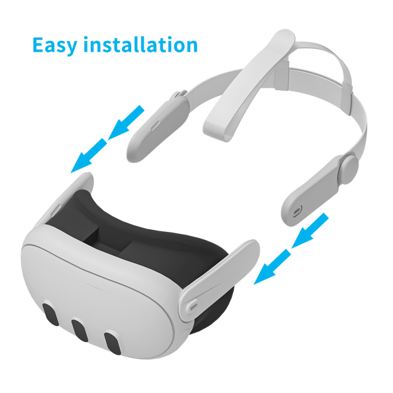 Zamjenski traka za VR slušalice Meta Quest 2/3/3S, podesiva, ABS materijal