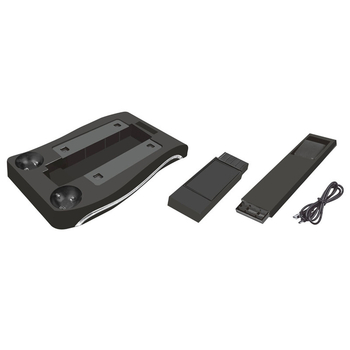 PS4 VR 4-in-1 töltőállvány – USB, ABS anyag, kompatibil VR kontrollerrel, KJH márka