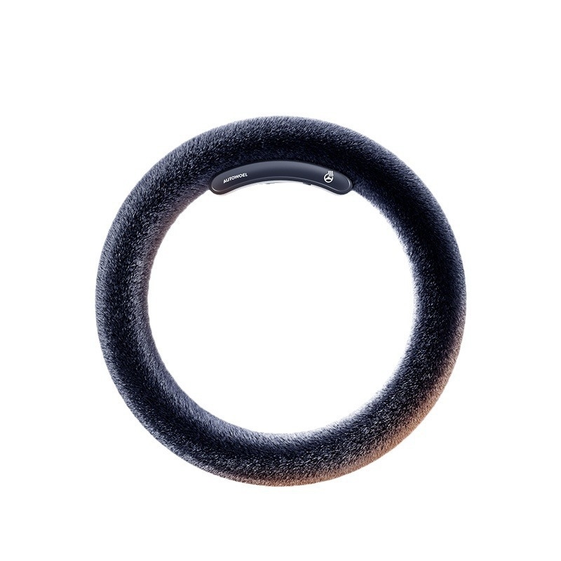 Husă pentru volan cu încălzire grafen pentru iarnă, potrivire universală, stil minimalist, cusută la mașină