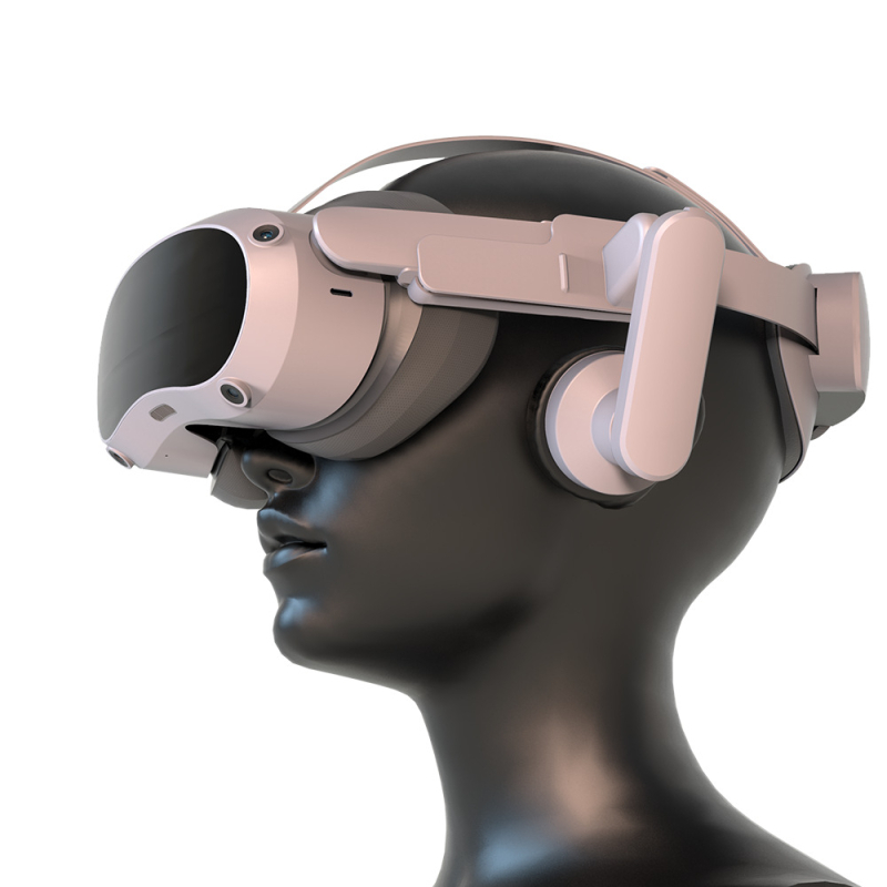 FIIT VR Căști de tip canal pentru transmisie audio, compatibile cu Pico4, Pico4 Pro și Pico4 Ultra — ABS, 113 g, software de joc original, 12+