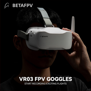 Betafpv FPV prillid pea-rihmaga, 5,8 GHz analoog videoedastus VR03
