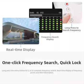 Betafpv FPV prillid pea-rihmaga, 5,8 GHz analoog videoedastus VR03