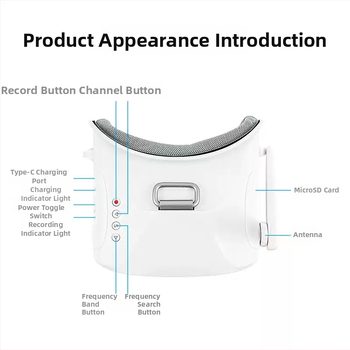 Betafpv FPV prillid pea-rihmaga, 5,8 GHz analoog videoedastus VR03