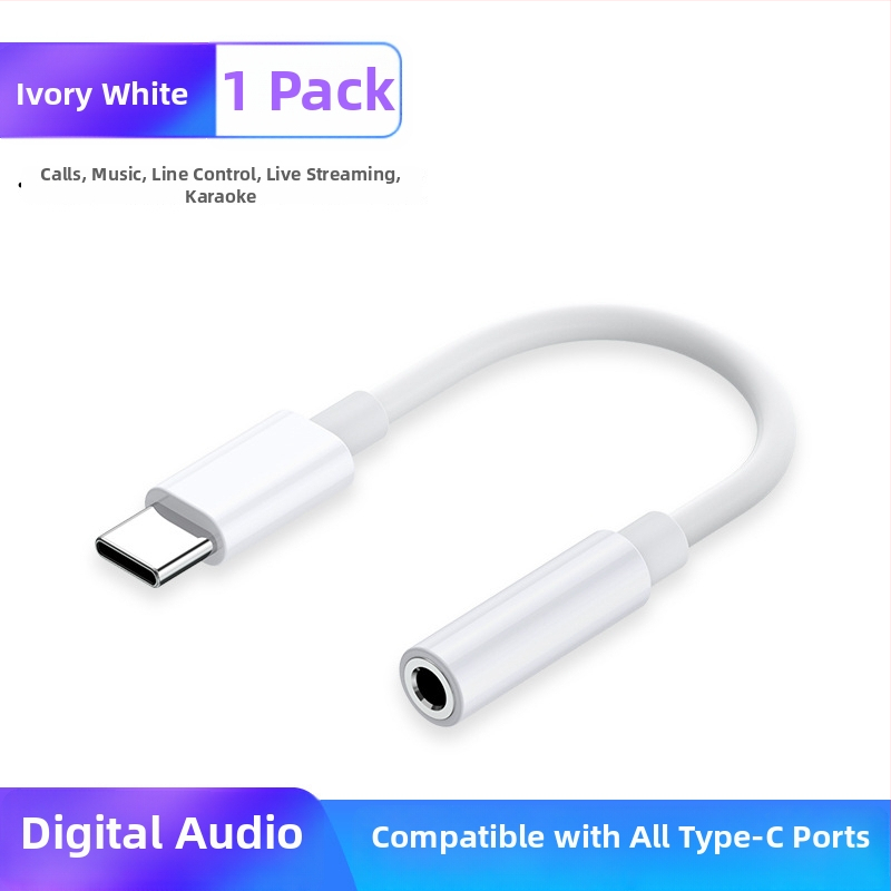 MPCQC Type-C adaptér pre slúchadká s 3,5 mm pre Android