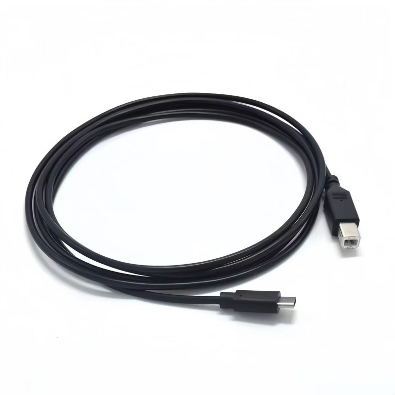Type-C na USB-B pisaći kabel, USB 2.0 visoke brzine, bakar, duljina 0.5–3 m, za PC
