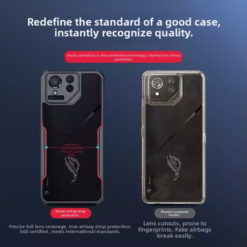 ASUS ROG9PRO viedtālruņa vāciņš — TPU+PC, injekcijas formēts, triecienizturīgs, kritienizturīgs