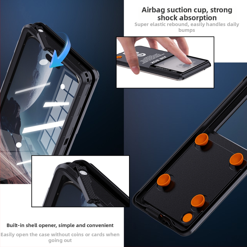 Vodotesný obal s veľkým oknom pre 6,9-palcové telefóny, univerzálny, pre HD fotografiu, ochrana proti prachu a nárazom.
