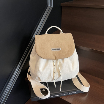 Rucsac mini din nylon, unisex, ușor, design urban simplu, încăpător pentru laptop de 8 inch, capacitate sub 20 L, pentru utilizare zilnică și în aer liber