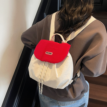 Rucsac mini din nylon, unisex, ușor, design urban simplu, încăpător pentru laptop de 8 inch, capacitate sub 20 L, pentru utilizare zilnică și în aer liber