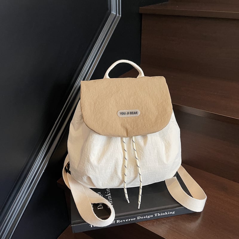 Rucsac mini din nylon, unisex, ușor, design urban simplu, încăpător pentru laptop de 8 inch, capacitate sub 20 L, pentru utilizare zilnică și în aer liber
