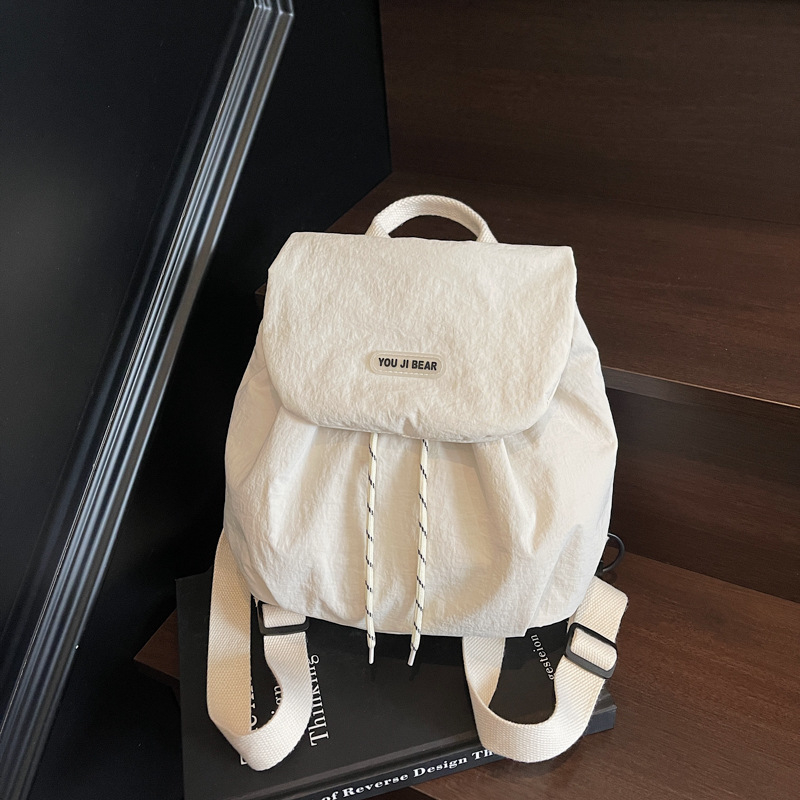 Rucsac mini din nylon, unisex, ușor, design urban simplu, încăpător pentru laptop de 8 inch, capacitate sub 20 L, pentru utilizare zilnică și în aer liber