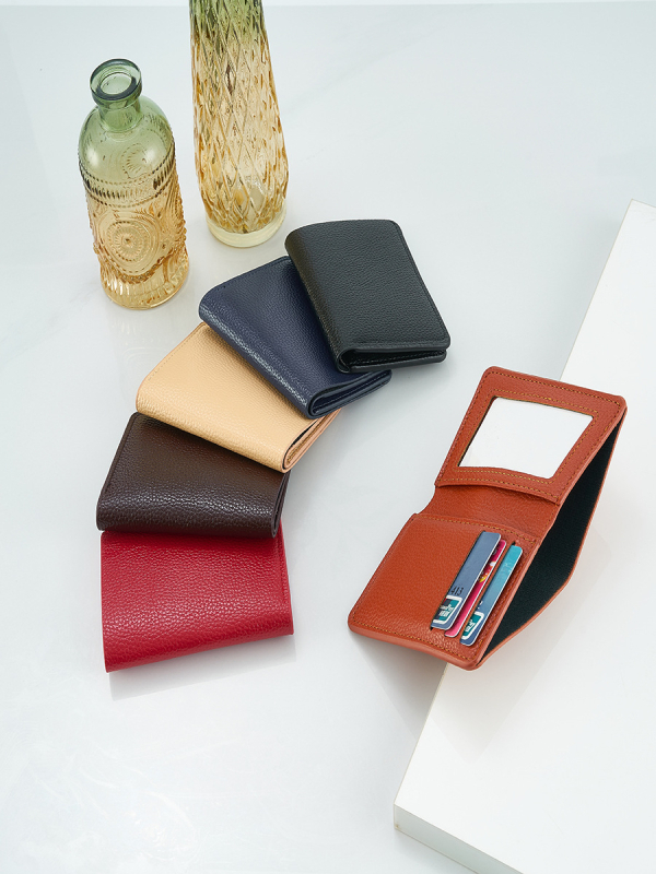 FEIVIS Πορτοφόλι μεγάλου χωρητικότητας για άνδρες και γυναίκες, PVC, γεωμετρικό ανάγλυφο μοτίβο, θήκες για πιστωτικές κάρτες και κάρτες ταυτότητας, επένδυση από συνθετικό δέρμα