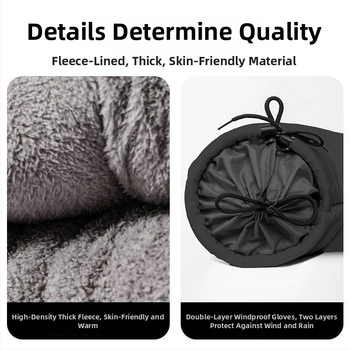 Oxford auduma velosipēdu cimdi, unisex, pieaugušie