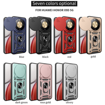 Magic8Lite husă spate pentru Huawei Honor X9D cu suport, TPU+PC, protecție anti-cădere