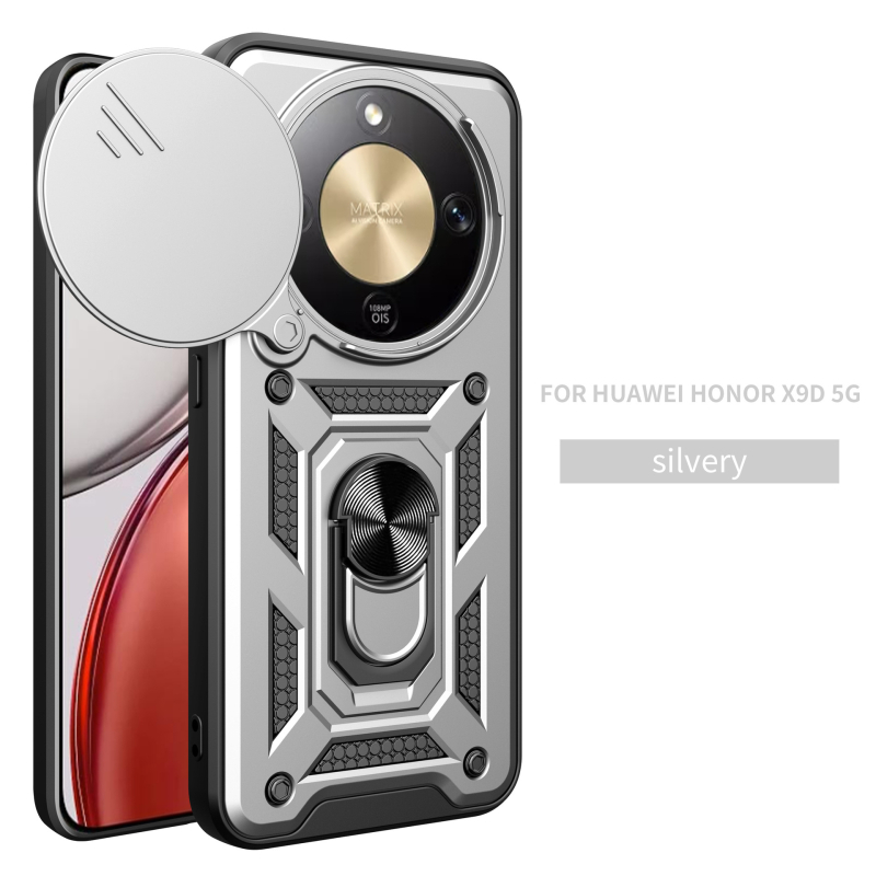 Magic8Lite husă spate pentru Huawei Honor X9D cu suport, TPU+PC, protecție anti-cădere