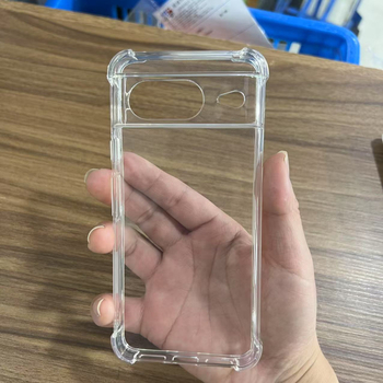 Husă transparentă Google Pixel cu airbag în patru colțuri – protecție la șocuri, disipare căldură, anti-uzură, anti-amprentă, TPU imprimare, personalizabilă, pentru Pixel 10, 8 Pro, 9A