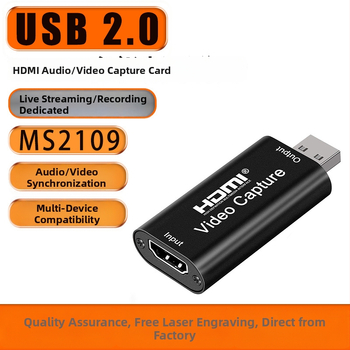 USB 2.0 į HDMI įrašymo korta (MS2109, 1080p, Windows 7 suderinama, modelis Cjk7041, tiesioginiam vaizdo įrašui įrašyti)