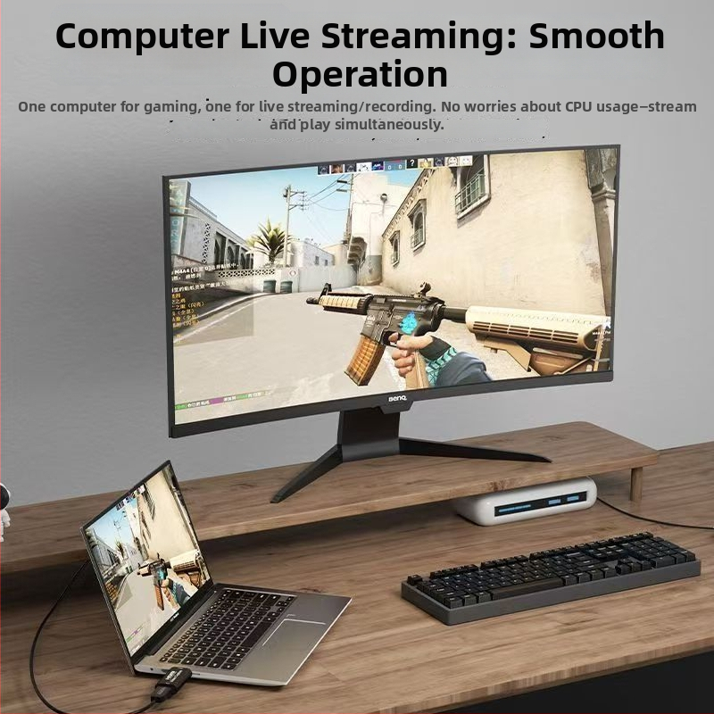 USB 2.0 HDMI salvestuskart (MS2109, 1080p, Windows 7 ühilduv, mudel Cjk7041, live video salvestamiseks)