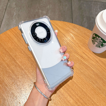 Huawei Mate60 Pro tālruņa vāciņš – TPU+PC materiāls, elektroplakēšana, kritiena aizsardzība