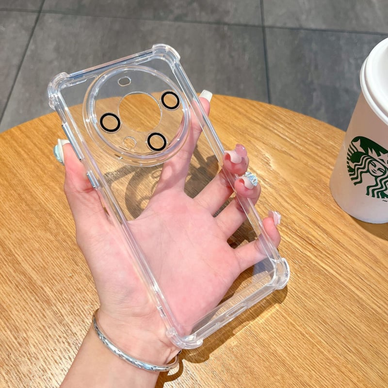 Huawei Mate60 Pro tālruņa vāciņš – TPU+PC materiāls, elektroplakēšana, kritiena aizsardzība