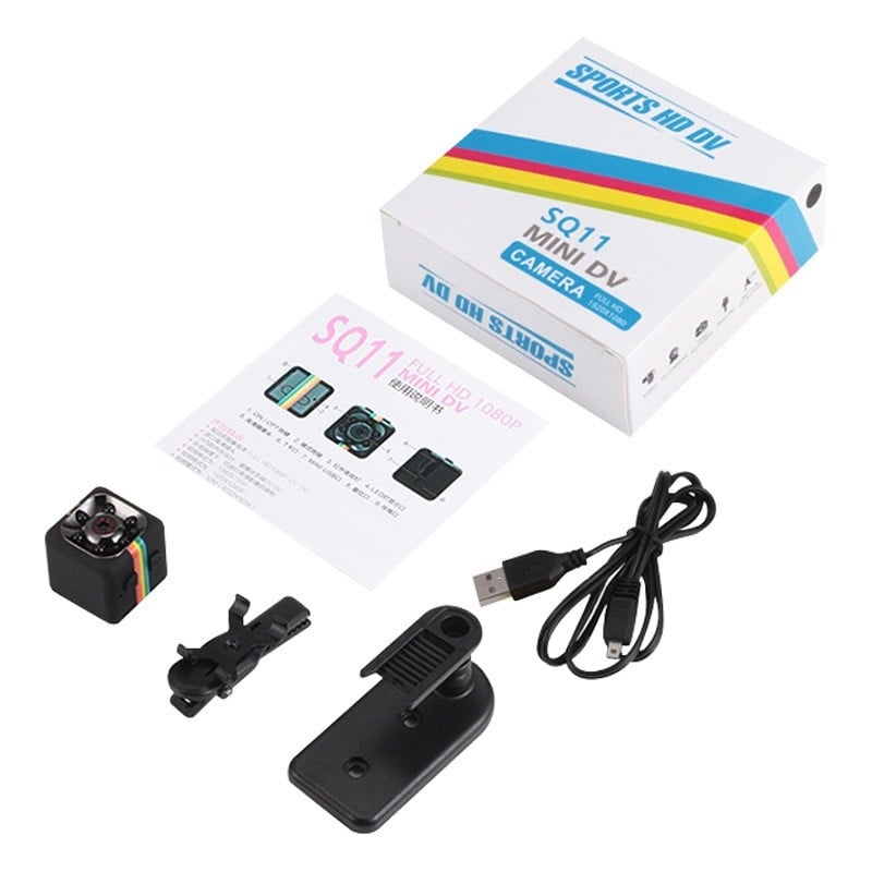 Cameră inteligentă SQ11, obiectiv 16mm, rezoluție 300k D1, viziune noaptea, Wi-Fi