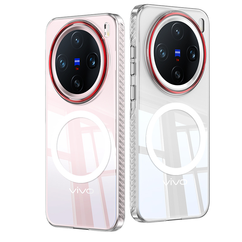 Xundd X300Pro aizsargkārta Vivo — pusei pārklājums dizains, PC materiāls, karstā presēšana, spoguļfunkcija, radošs stils